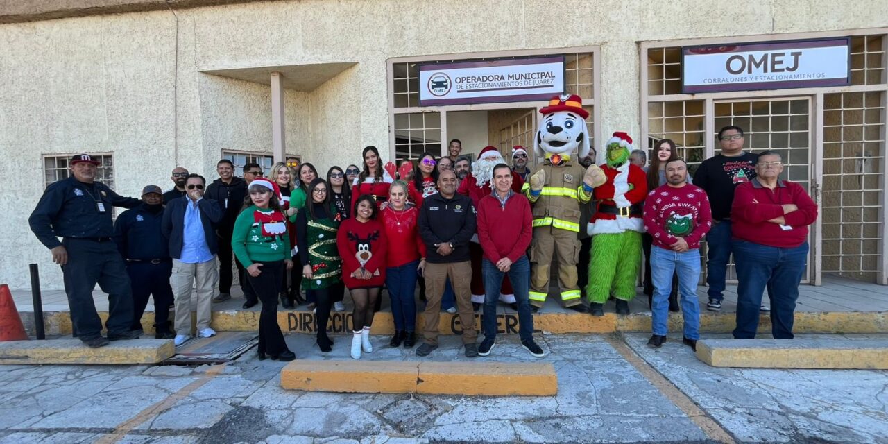 OMEJ entrega 300 juguetes al Santa Bombero