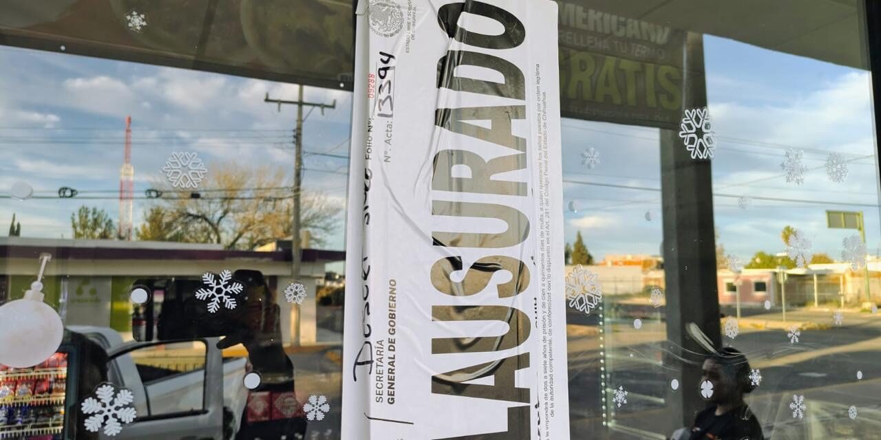 Realiza Gobierno del Estado 294 inspecciones y clausura 12 establecimientos durante la última semana