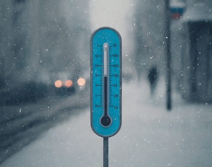 Alerta preventiva por descenso de temperatura 