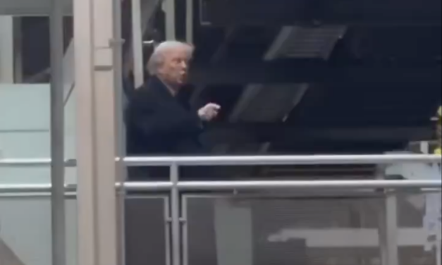 Trump muestra el dedo medio tras insulto de trabajador durante visita a planta de Ford