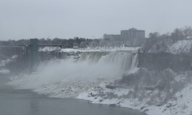 Ola de frío congela las cataratas más famosas del mundo