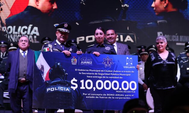 Reconoce Presidente Pérez Cuéllar a mujeres y hombres de la policía municipal