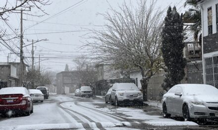 ¡YA NIEVA EN CIUDAD JUÁREZ! Aguanieve y nieve sorprenden a la ciudad este domingo