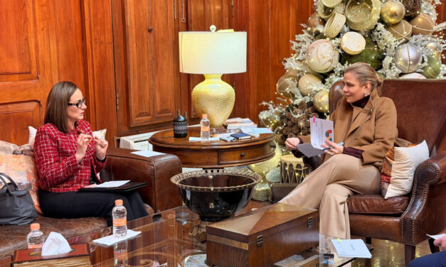 Maru Campos sostiene reunión con la presidenta del Tribunal Superior de Justicia