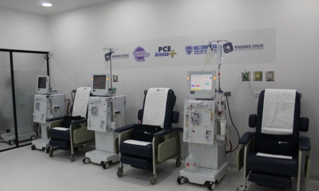 Equipa Pensiones Civiles Delegación Juárez Unidad de Hemodiálisis con inversión de casi 4 millones de pesos