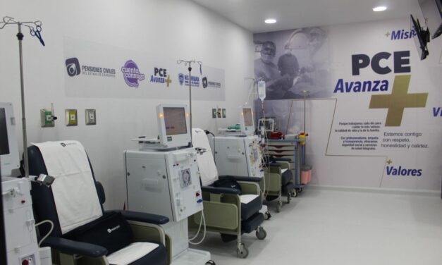 Equipa Pensiones Civiles Delegación Juárez Unidad de Hemodiálisis con inversión de casi 4 millones de pesos