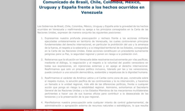 Seis países y aliados internacionales rechazan el control de Estados Unidos sobre Venezuela