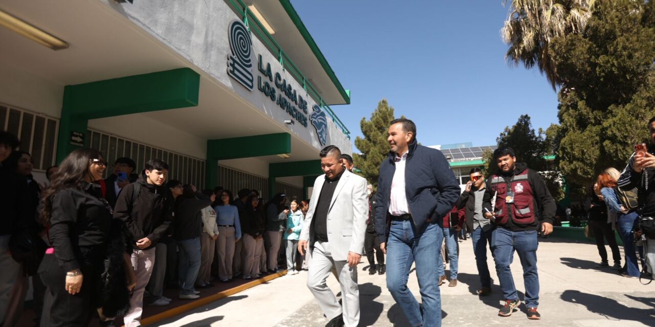 Construye el Municipio aulas multifuncionales en el Colegio de Bachilleres 5