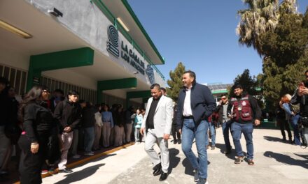 Construye el Municipio aulas multifuncionales en el Colegio de Bachilleres 5