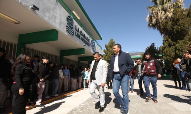 Construye el Municipio aulas multifuncionales en el Colegio de Bachilleres 5