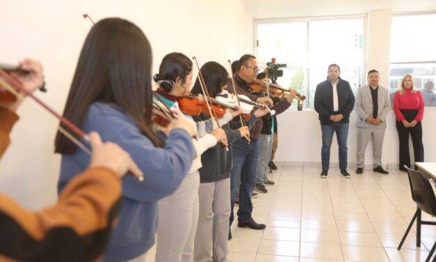 Construye el Municipio aulas multifuncionales en el Colegio de Bachilleres 5