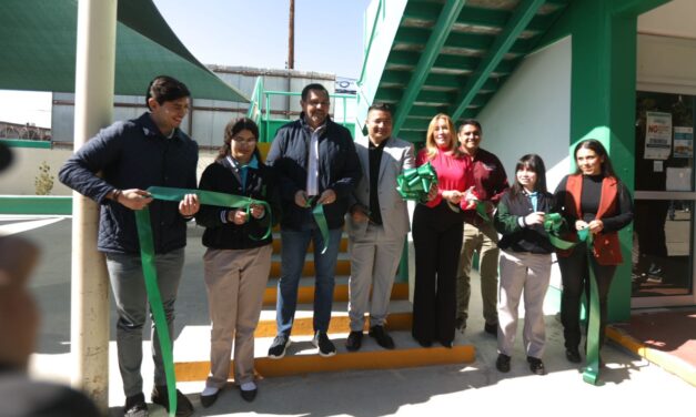 Construye el Municipio aulas multifuncionales en el Colegio de Bachilleres 5