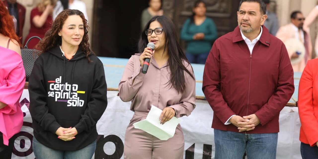 Centro Histórico de Ciudad Juárez estrena nuevo espacio con urbanismo táctico; anuncian inversión para Plaza de Armas