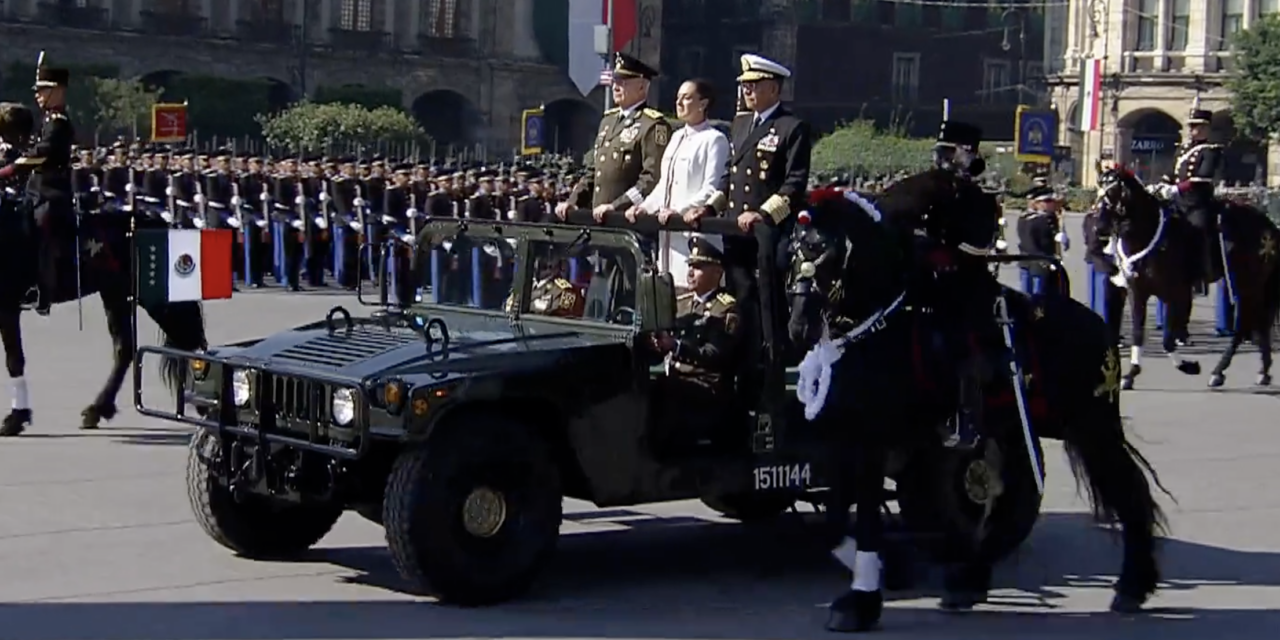 Marcha de la Lealtad reúne a fuerzas armadas y gobierno federal en la CDMX