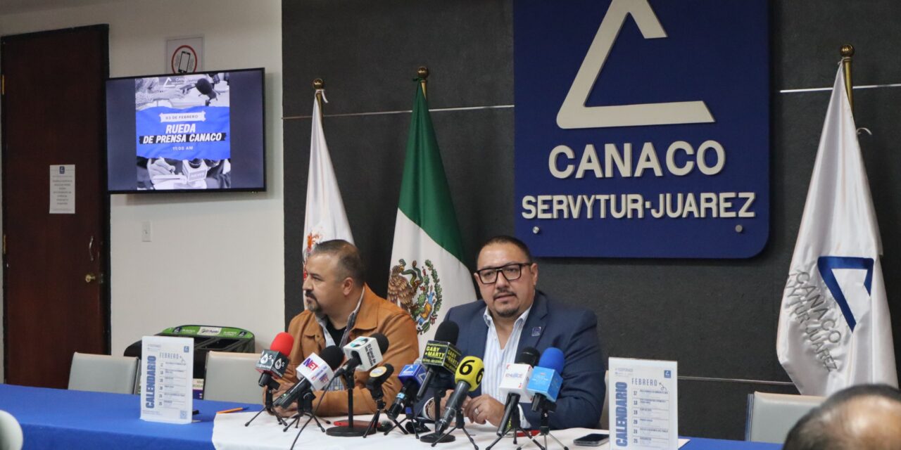 CANACO Juárez formaliza registro de planilla azul y advierte contracción de ventas en enero