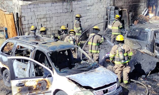 Protección Civil atiende incendio en domicilio de la colonia Lucio Cabañas