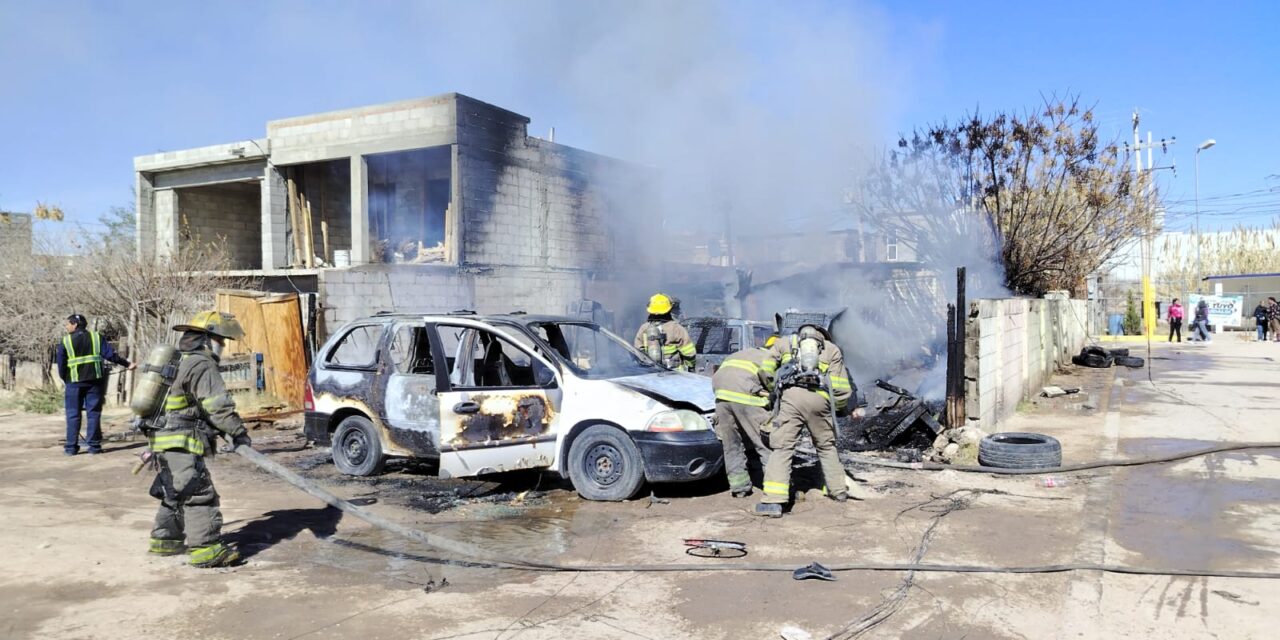 Protección Civil atiende incendio en domicilio de la colonia Lucio Cabañas