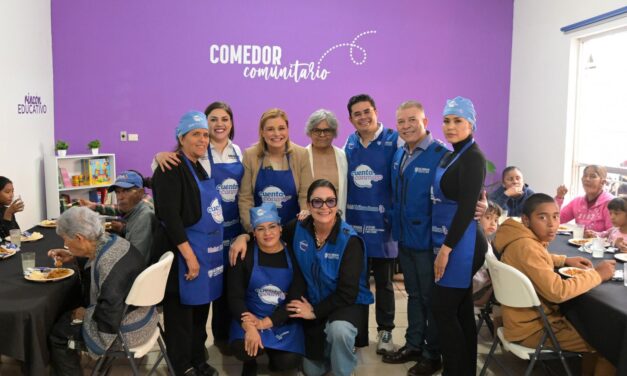 Maru Campos inaugura primer Comedor Comunitario en Meoqui; brindará más de 20 mil raciones de alimento al año