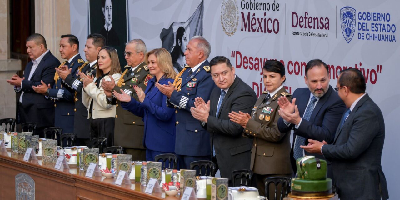 Maru Campos conmemora al Ejército Mexicano en su 113 aniversario