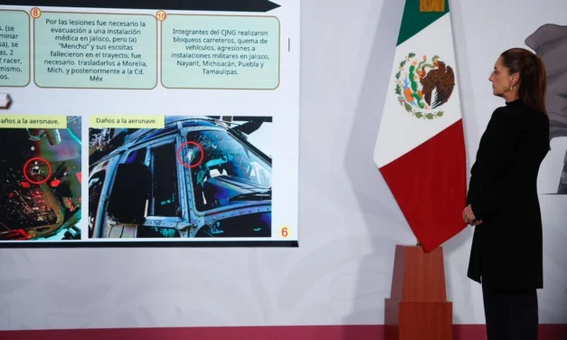 Sheinbaum afirma que el país está en calma tras operativo contra líder del CJNG