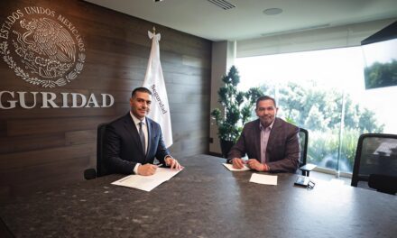 Cruz Pérez Cuéllar se reúne con Omar García Harfuch para fortalecer la seguridad en Juárez