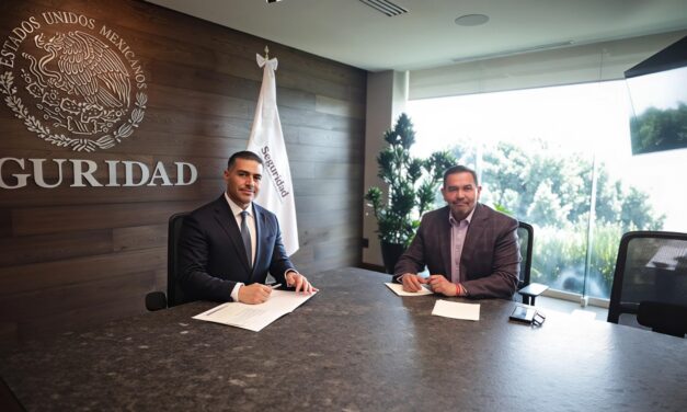 Cruz Pérez Cuéllar se reúne con Omar García Harfuch para fortalecer la seguridad en Juárez