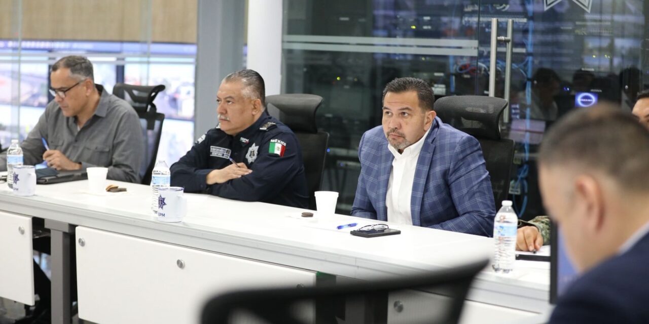 Presentan resultados semanales en Mesa de Seguridad encabezada por el alcalde Pérez Cuéllar