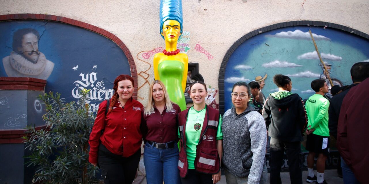 Escultura de Juan Pablo Chipe llega a la Plaza Cervantina como parte de la resignificación cultural