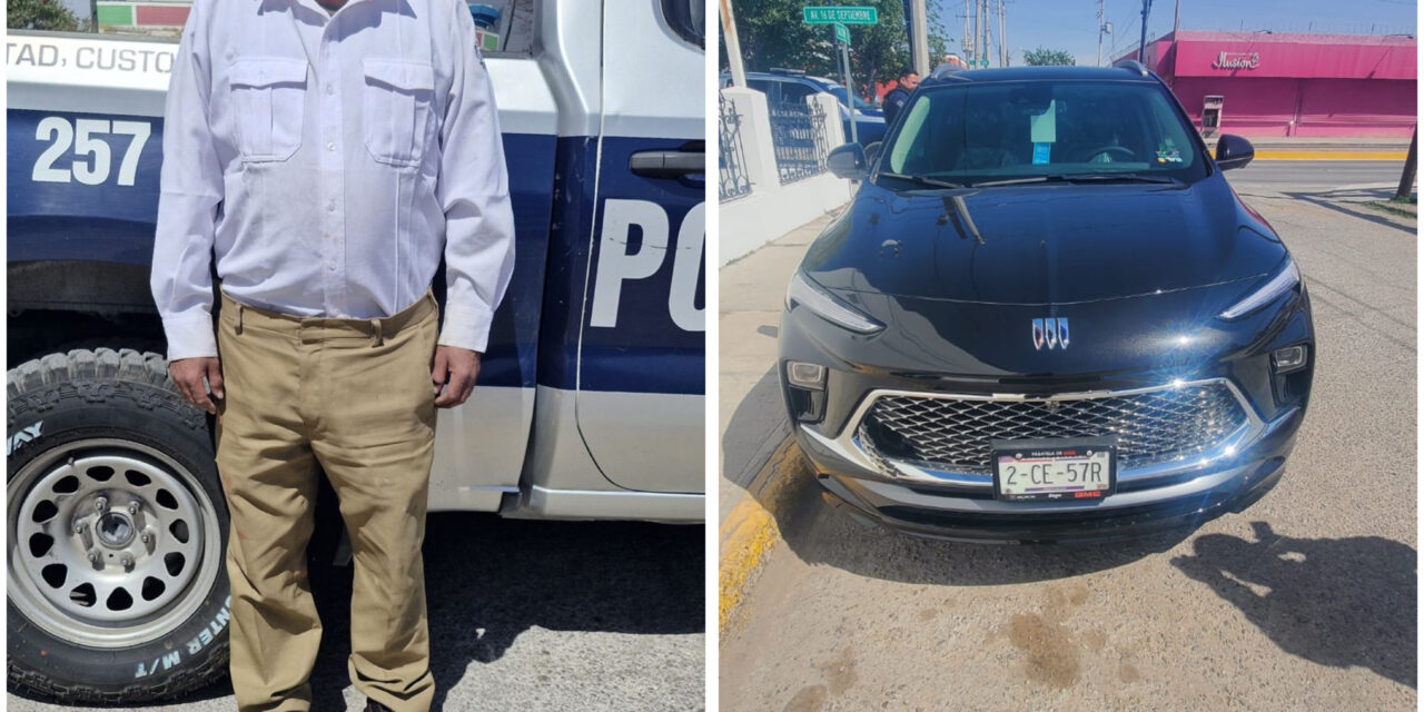 Cae guardia de agencia tras causar destrozos en notaría… traía un vehículo robado de la misma agencia