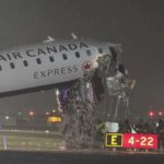 Tragedia en Nueva York: avión de Air Canada choca en pista y deja dos muertos