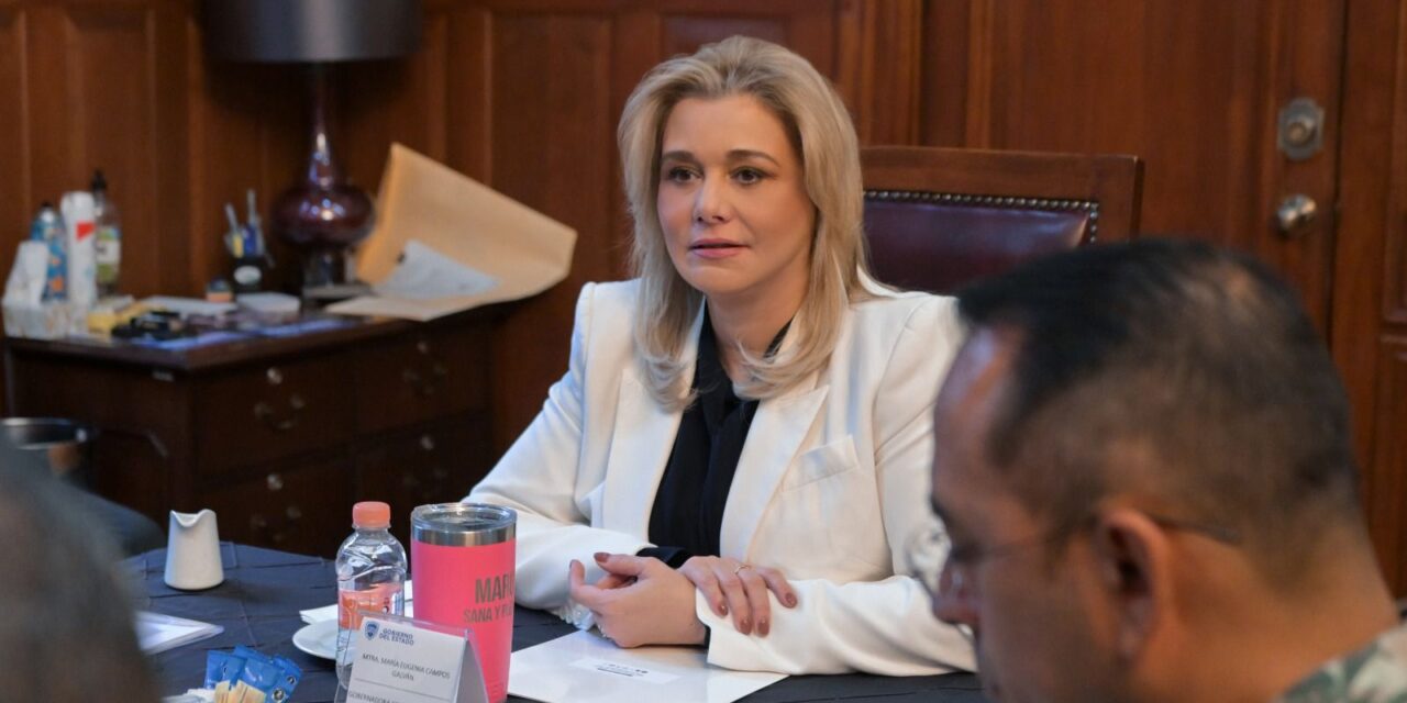 Maru Campos encabeza Mesa Estatal de Seguridad