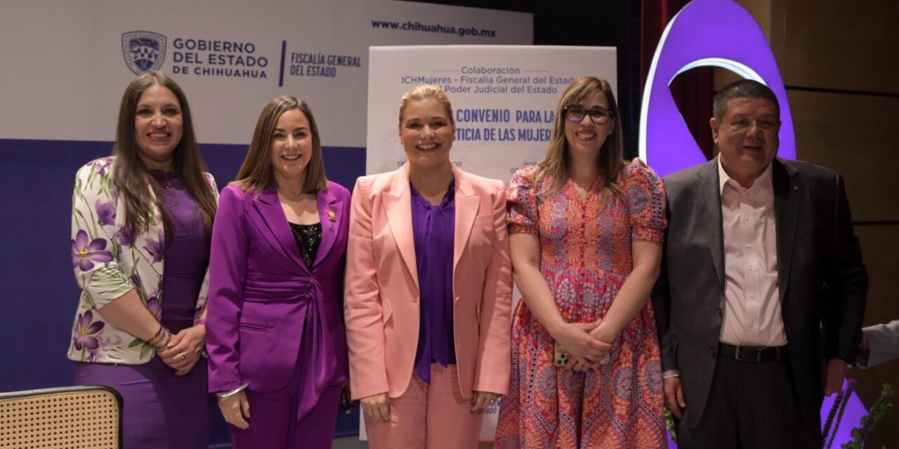 Maru Campos encabeza firma del Convenio para la paz y la justicia de las mujeres