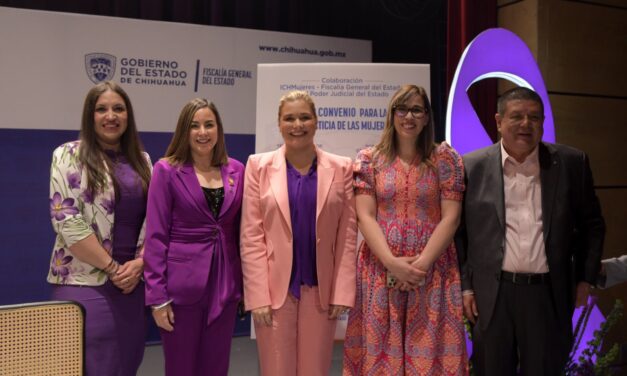 Maru Campos encabeza firma del Convenio para la paz y la justicia de las mujeres