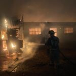 Incendio en predio con tarimas moviliza a bomberos en la colonia Granjas Polo Gamboa