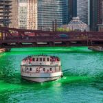 Chicago pinta de verde su río y sorprende al mundo en el Día de San Patricio