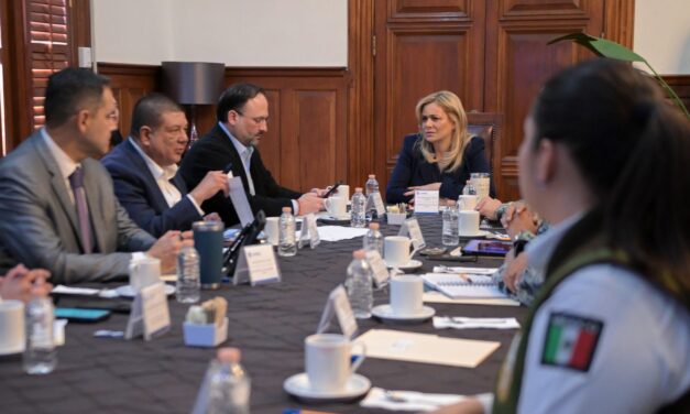 Maru Campos encabeza sesión de la Mesa de Seguridad