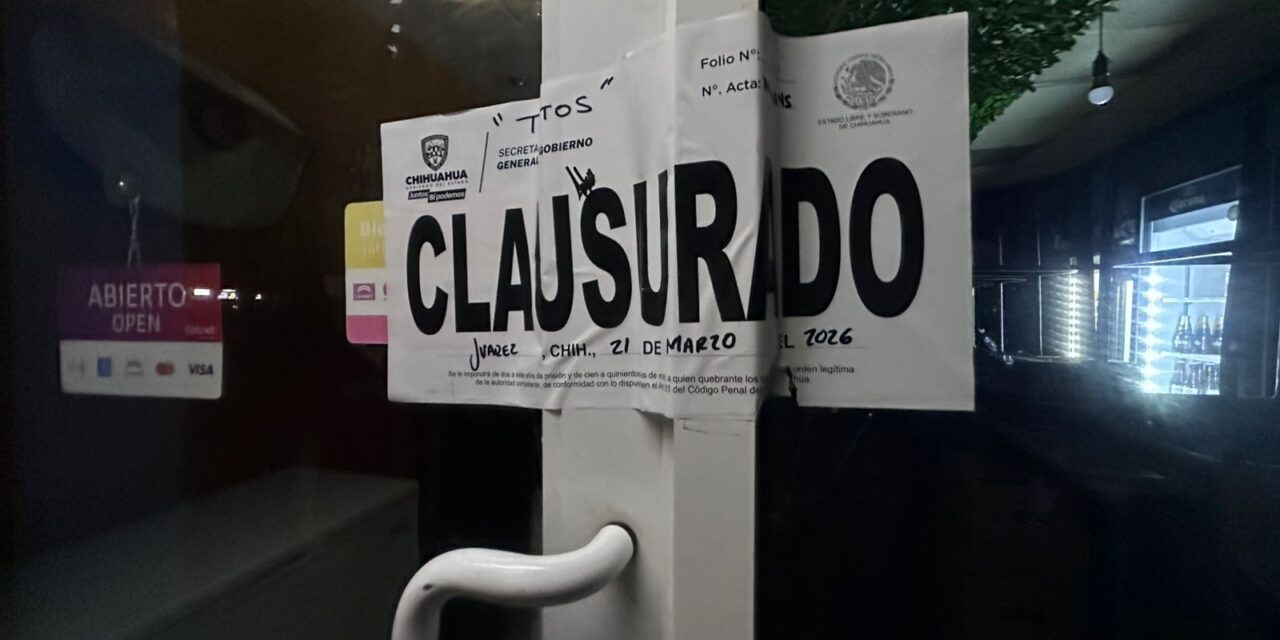 Realiza Gobernación Estatal 343 inspecciones y clausura 8 establecimientos durante la última semana