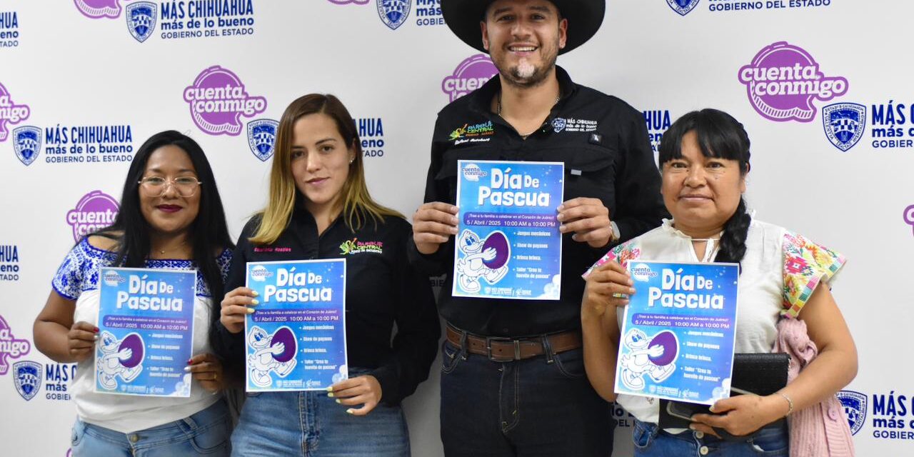 Invita Estado a celebrar el Día de Pascua en el Parque Central