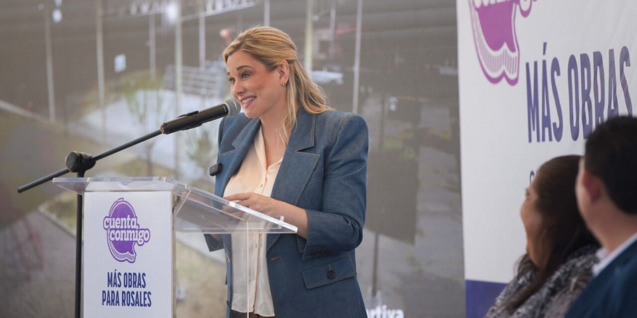 Maru Campos entrega en Rosales obras de infraestructura con inversión superior a los 54 mdp