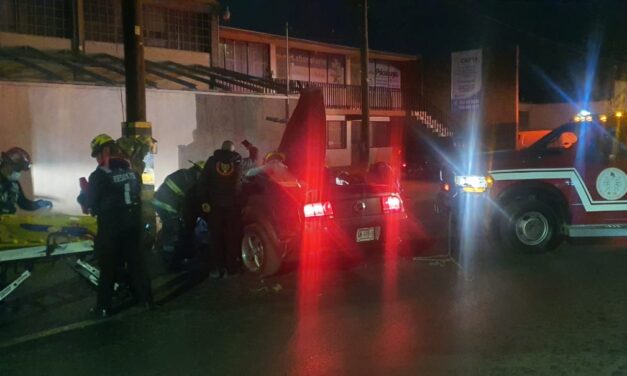 Accidente vehicular deja una persona sin vida en la colonia El Colegio