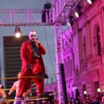 Miles vibran con función gratuita de lucha libre en la Plaza de Armas de Chihuahua