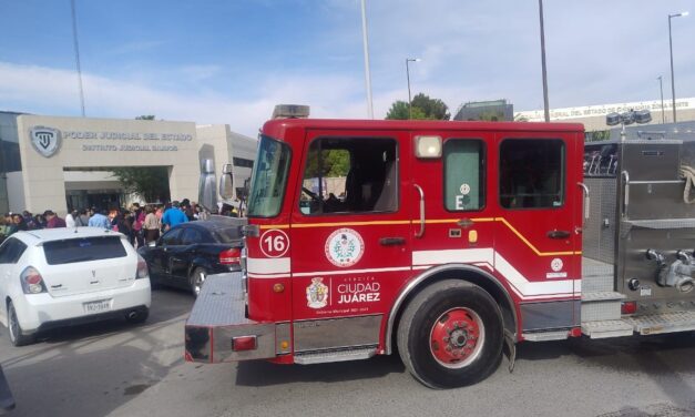 Falsa amenaza de bomba desata evacuación en el Poder Judicial de Juárez