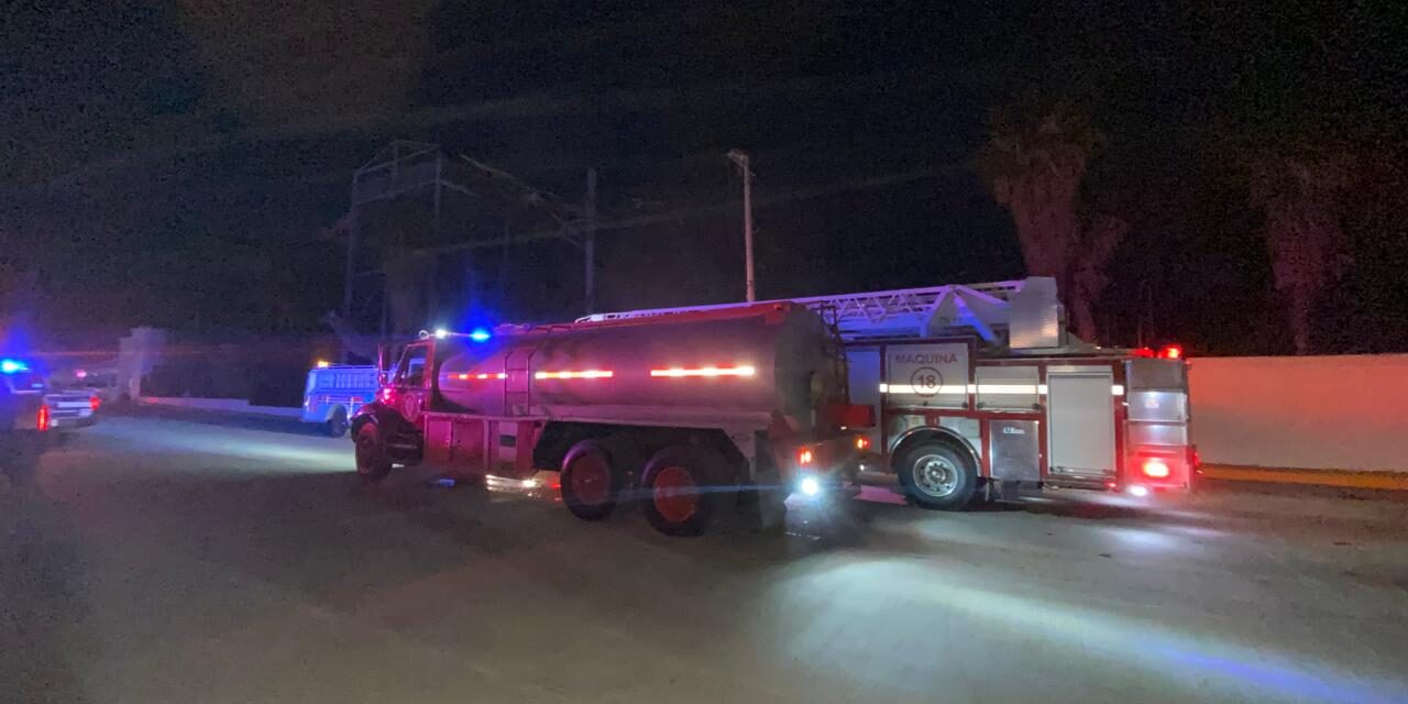 Atienden bomberos incendio en parque recreativo “Las Anitas”; no hubo personas lesionadas