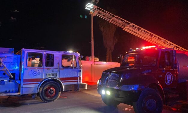 Atienden bomberos incendio en parque recreativo “Las Anitas”; no hubo personas lesionadas