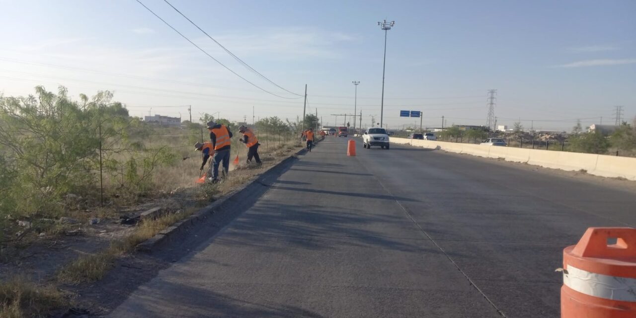 Inicia Dirección de Limpia labores de limpieza en el Camino Real