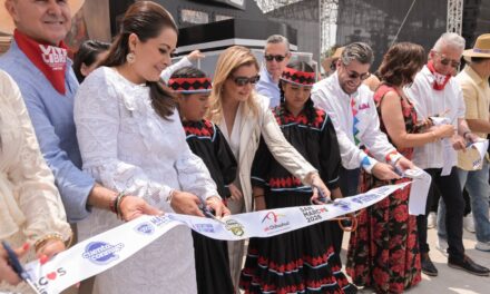Maru Campos encabeza delegación chihuahuense en el arranque de la Feria Nacional de San Marcos 2026