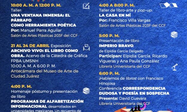 Invita UACJ a la Fiesta de los Libros 2026 con actividades culturales para toda la familia