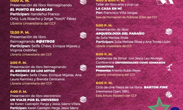 Invita UACJ a la Fiesta de los Libros 2026 con actividades culturales para toda la familia