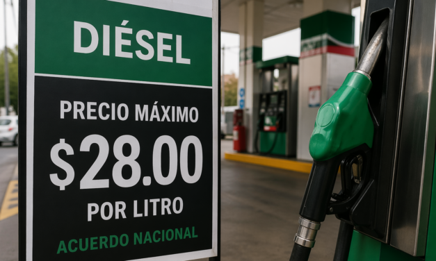 Gasolineros acuerdan tope de $28 pesos por litro de diésel tras reunión con Sheinbaum