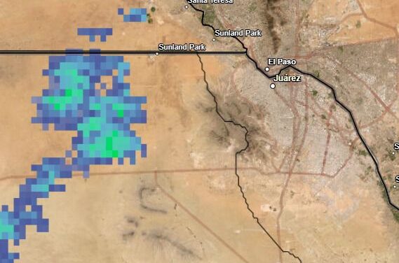 Probabilidad de lluvias ligeras esta tarde en Ciudad Juárez: autoridades piden mantenerse informados